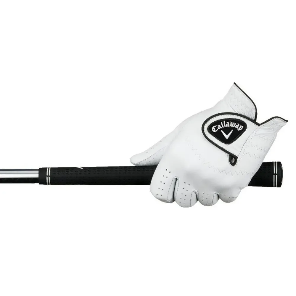 Callaway Chev Soft Golf Glove, Left Handed, Hook & Loop Closure, Medium, NWT